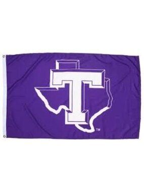 Tarleton State University 3 X 5 Purple Flag With Texas T Logo